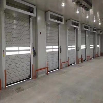 100W アルミ合金 高速 ロールアップ 急速 ローラー シャッター スパイラル セキュリティ ドア
