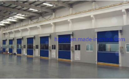 Aluminum Alloy High Speed Rolling Shutter Door with Fire Proofing and Customized Model for Logistics Centers